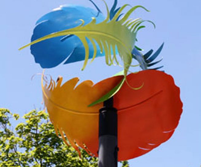 Feathers in the Wind