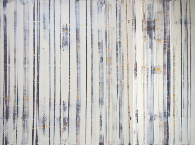 Parallel Layers Number 12 Yellow 2018 • 36" x 48" • Mixed Media