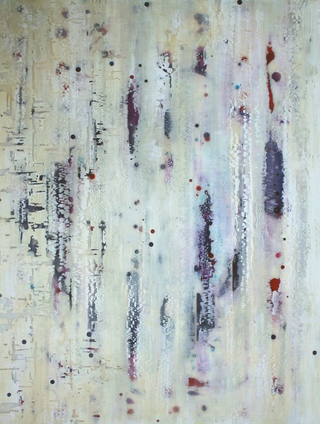 Parallel Layers Number 16 Red 2018 • 48" x 36" • Mixed Media