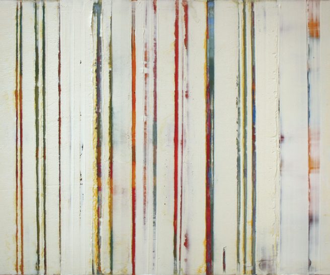 Parallel Layers Number 5 Yellow 2018 • 18" x 24" • Mixed Media