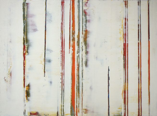 Parallel Layers Number 6 Yellow 2018 • 18" x 24" • Mixed Media