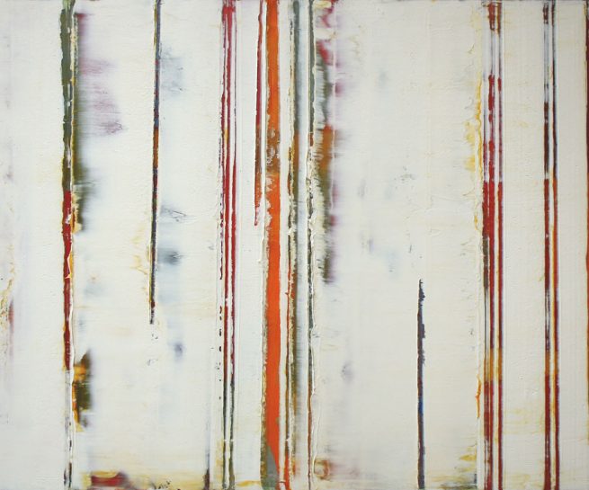 Parallel Layers Number 6 Yellow 2018 • 18" x 24" • Mixed Media