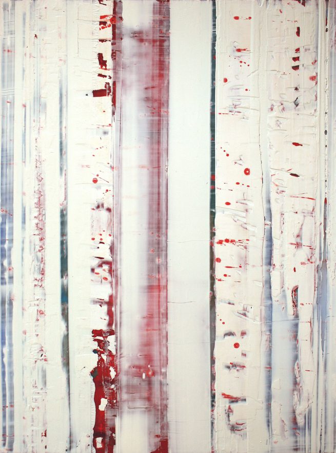 Parallel Layers Number 7 Red 2018 • 24" x 18" • Mixed Media