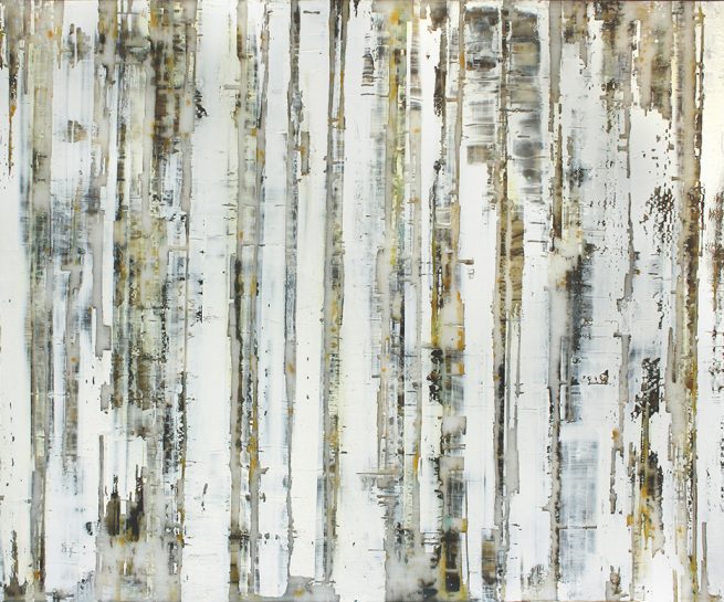 Parallel Layers Number 08 Celeste Blue 2019 • 36" x 48" • Mixed Media